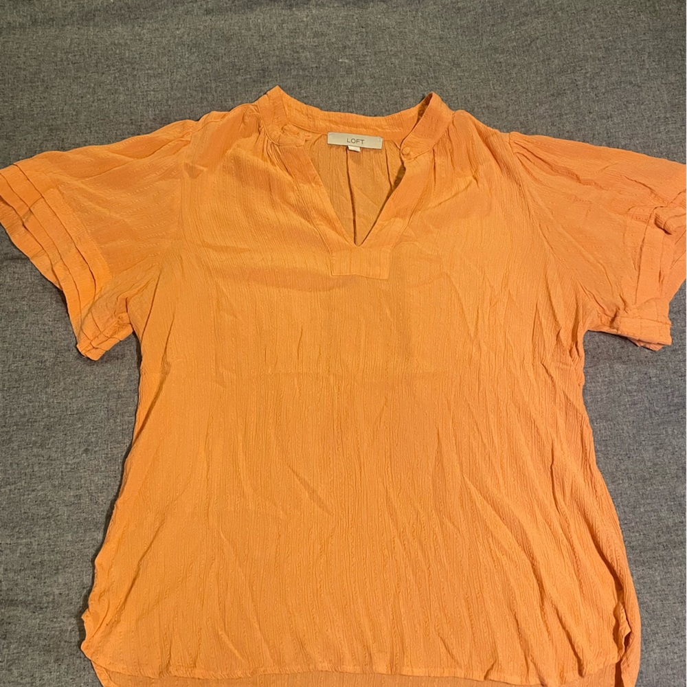 LOFT Coral Blouse